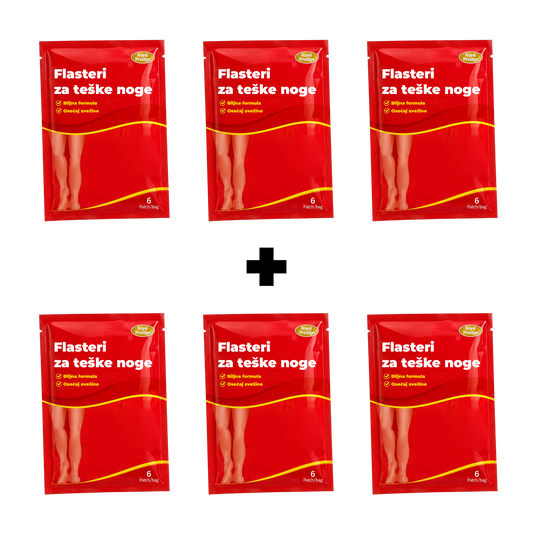 Flasteri za teške noge 18 + 18 GRATIS